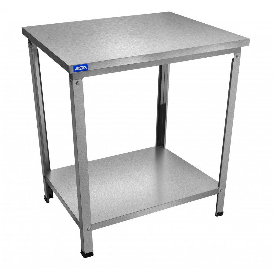 Mesa de Inox Paneleiro Liso Cego 60 x 80 - Aisa